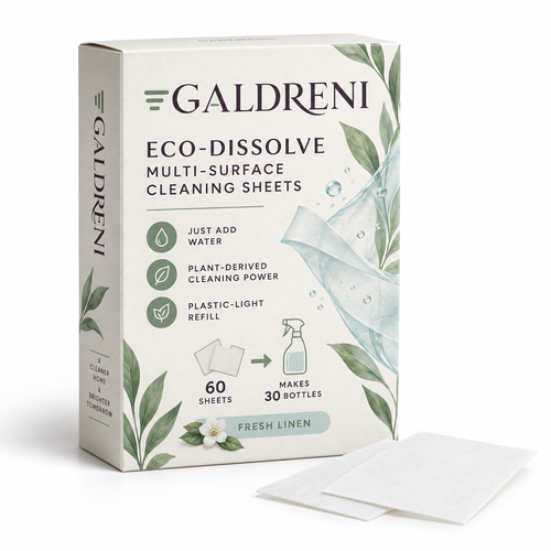Galdreni Eco-Dissolve Multi-Surface Cleaning Sheets