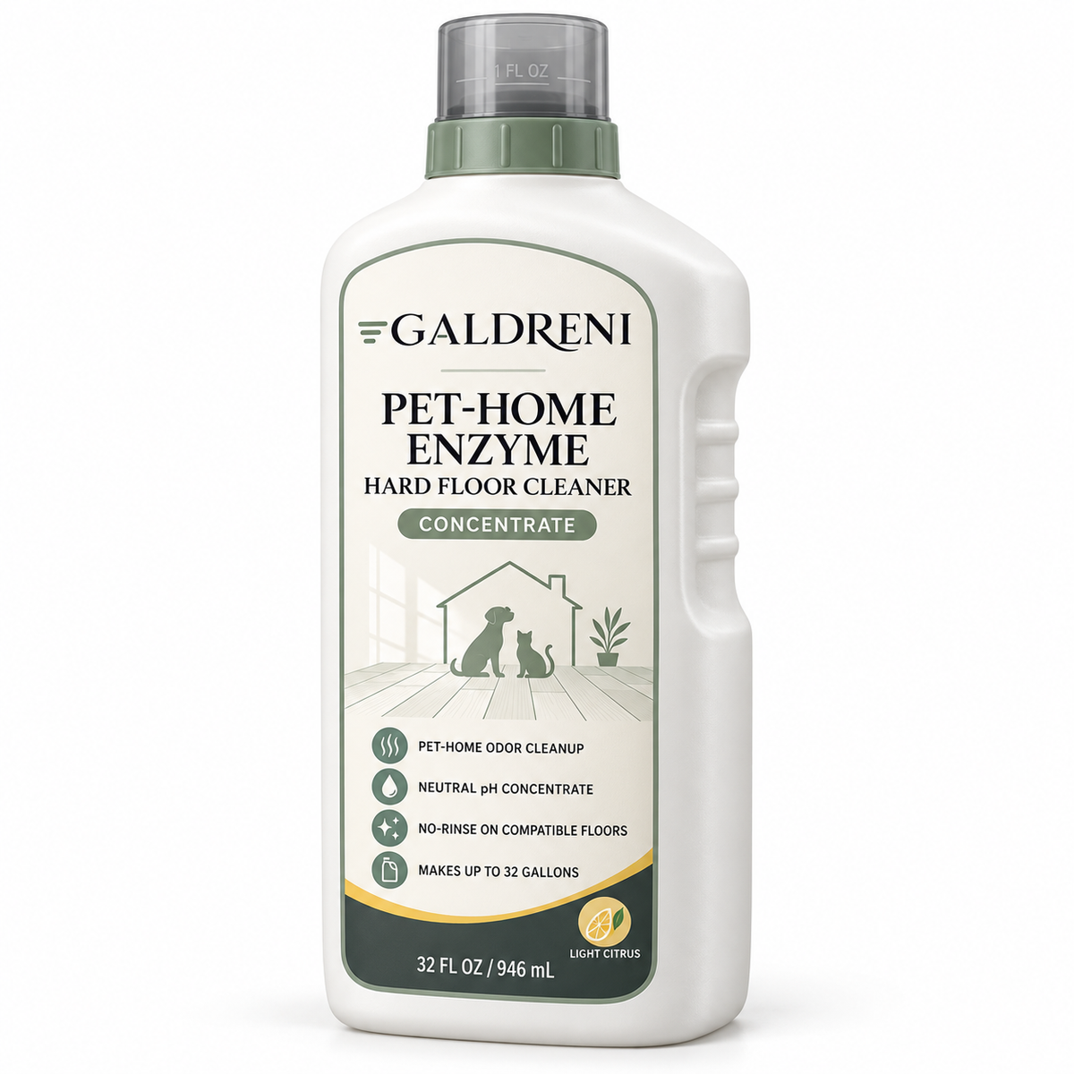 Galdreni Pet-Home Enzyme Hard Floor Cleaner Concentrate