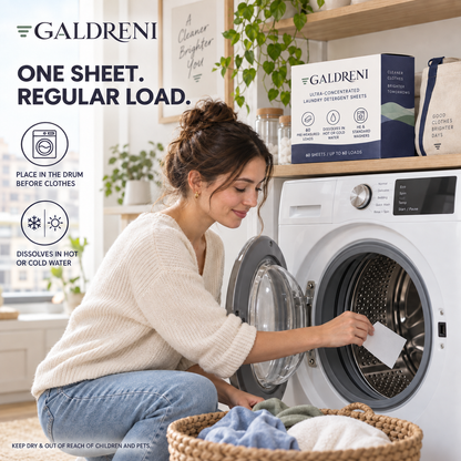 Galdreni Ultra-Concentrated Laundry Detergent Sheets