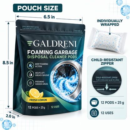 Galdreni Foaming Garbage Disposal Cleaner Pods