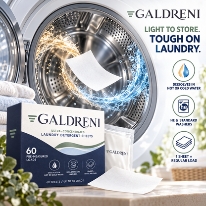 Galdreni Ultra-Concentrated Laundry Detergent Sheets