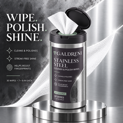 Galdreni Stainless Steel Cleaner & Polish Wipes